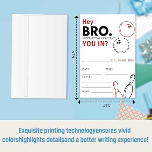 Bro Youre Invited Birthday Invitations Cards