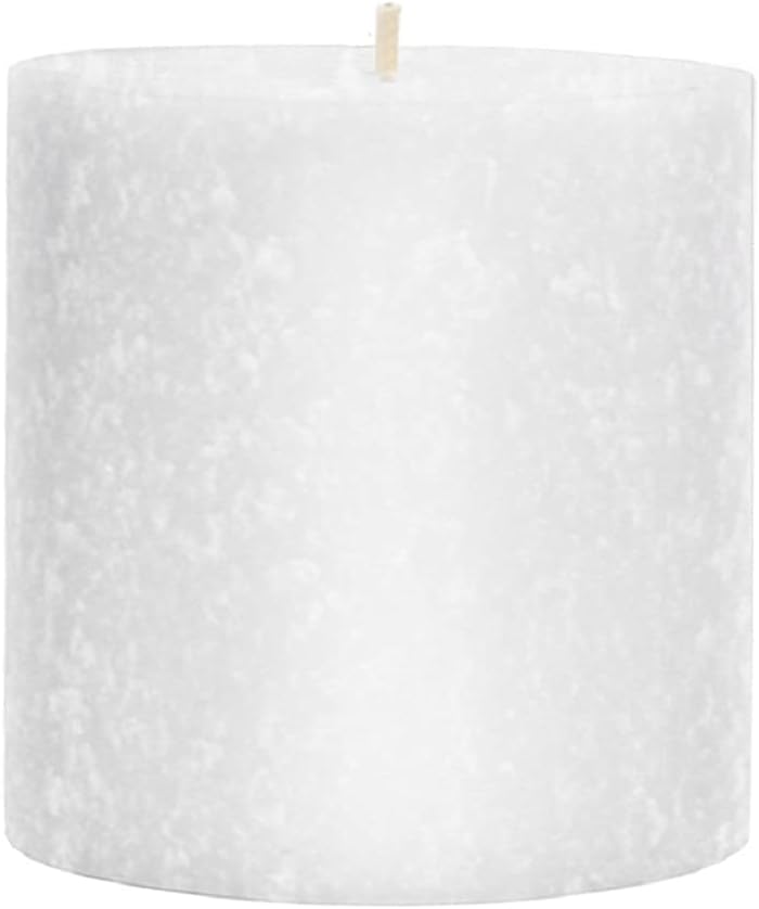 Root Candles Unscented Pillar Candle 3x3-Inch White