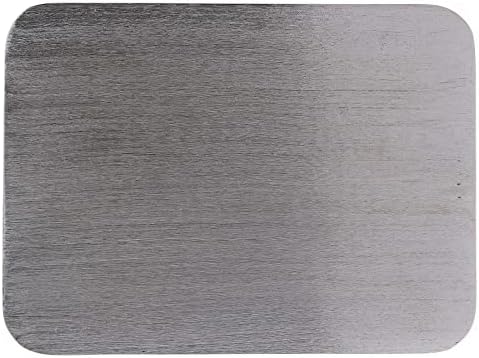 Rectangular Aluminum Candle Holder Plate 5 14x4 In