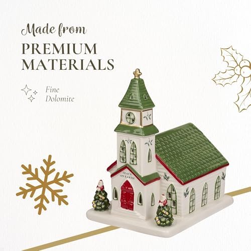 Spode Miniature Christmas Village Figural Decoration with LED Light