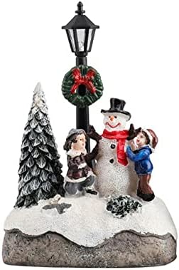 LED Lighted Christmas Village House with Collectible Buildings