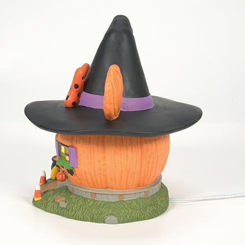 Department 56 Disney Village Halloween Minnie Mouse Pumpkin Town House Light Building