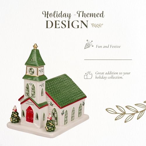 Spode Miniature Christmas Village Figural Decoration with LED Light