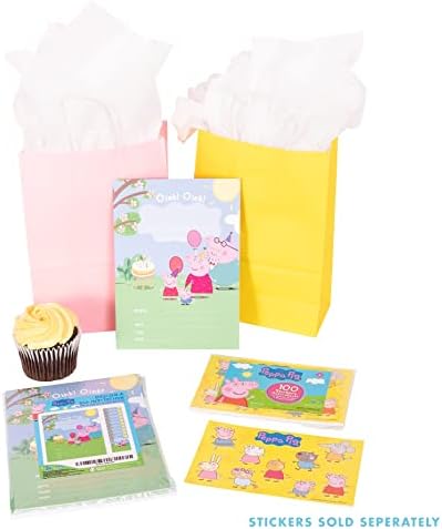 Desert Cactus Peppa Pig Birthday Invites 10 Count With Envelopes