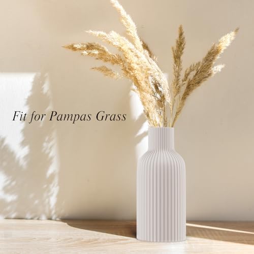 White Ceramic Vase for Modern Home Decor