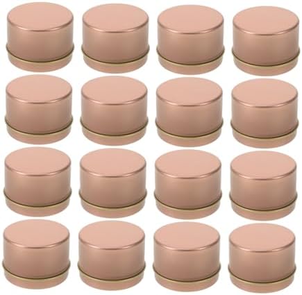Unomor 12Pcs Aromatherapy Candle Cans with Lids Metal Tins for DIY