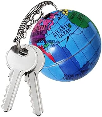 ArtCreativity Globe Keychains for Kids Set of 12