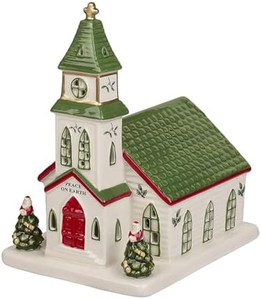 Spode Miniature Christmas Village Figural Decoration with LED Light