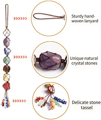 7 Chakra Crystal Window Car Hanging Ornaments