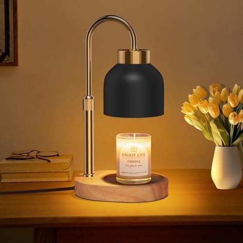 Candle Warmer Lamp with Dimmer and Adjustable Height
