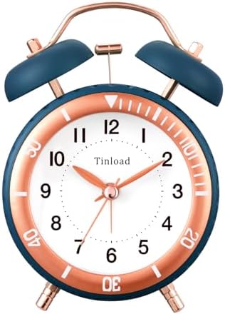 Loud Alarm Clock with Retro Design and Silent Operation