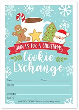 Hadley Designs 25 Cookie Exchange Party Invitations
