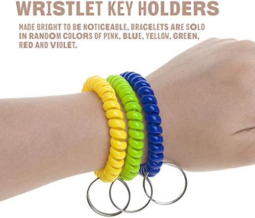 Kicko 25 Inch Spiral Keychain 12-Pack