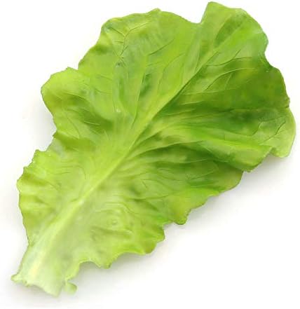 Tegg Fake Lettuce Leaves 3PCS Artificial Vegetable Decor