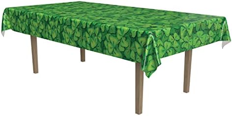 Beistle Shamrock Table Cover for St Patricks Day