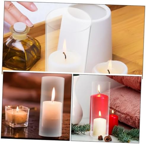Elegant Transparent Glass Candle Shade for Tealight Holders