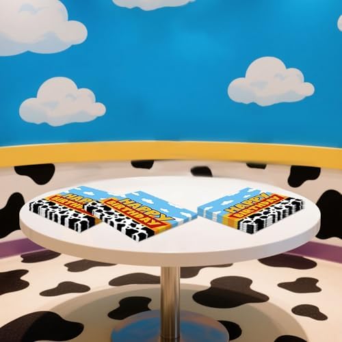 40pcs Cartoon Birthday Party Napkins with Cute Designs