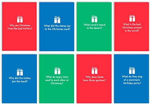 Huxters Christmas Cracker Jokes Cards Pack of 8