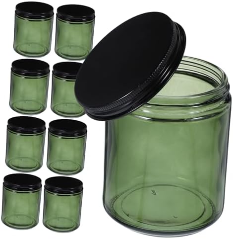 12pcs Glass Candle Tins for Aromatherapy and Home Decor