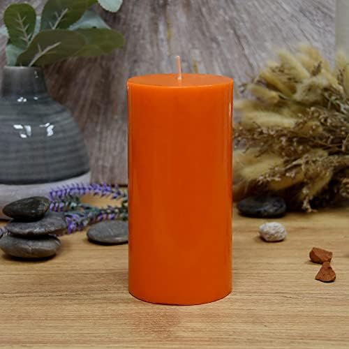 Zest Candle 6 Inch Orange Pillar Candle