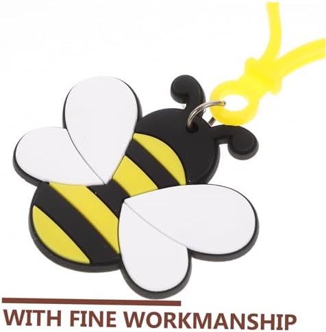 UPKOCH 12 Pcs Cute Bee Keychains for Women Aesthetic Backpack Accessories
