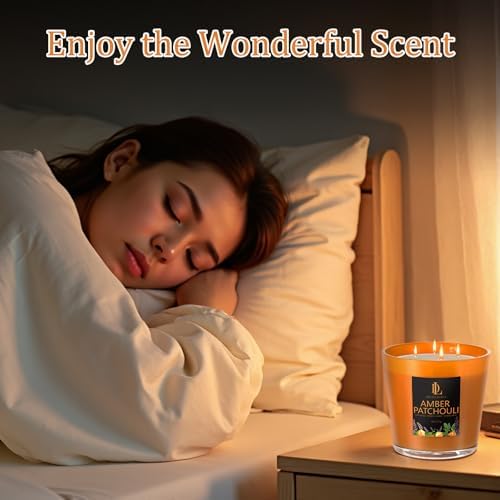 Amber Patchouli 30oz Soy Candle with 4 Wicks