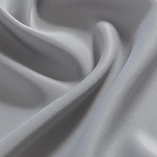 XTMYI Window Valance Set of 2 30 x 16 Inches Gray