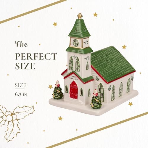 Spode Miniature Christmas Village Figural Decoration with LED Light