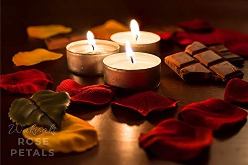 Pre-Separated Scented Artificial Silk Rose Petals 1000 PCS Dark Red