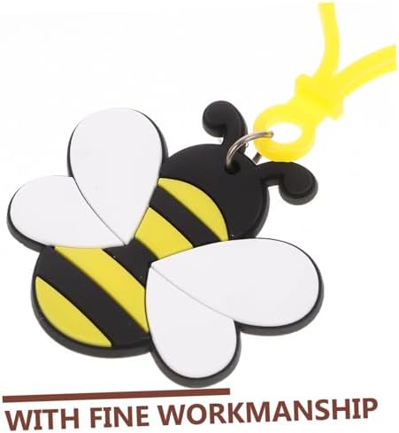 12pcs Cute Bee Keychain Set for Bags and Backpacks