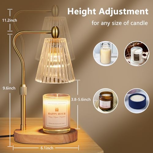 Imenlox Candle Warmer Lamp with Timer and Dimmer