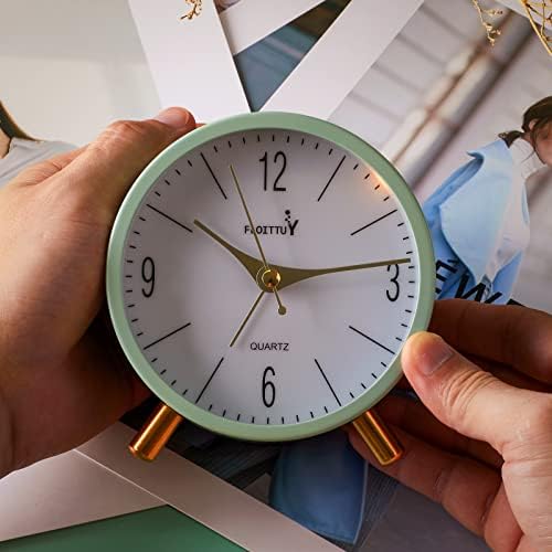 4 Inches Super Silent Alarm Clock with Night Light