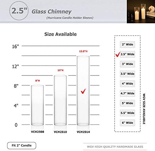 WGVI Hurricane Candle Holder Sleeve 24 Pack
