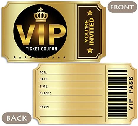 Wuguimeii 20 Double-Sided Birthday Party Invitations with Envelopes