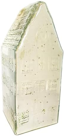Creative Co Op Tall Mercury Glass House Silver Decor