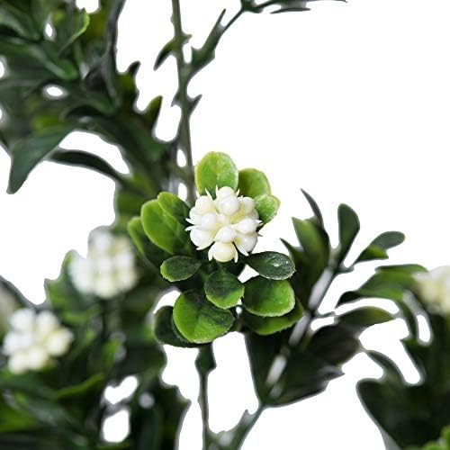 Vickerman Artificial White Flower Rambling Bush 19 Inches