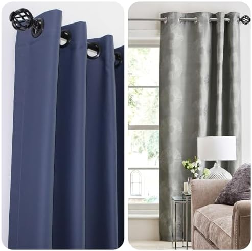 Uxcell Curtain Rod Finials 2Pcs Silver 15mm