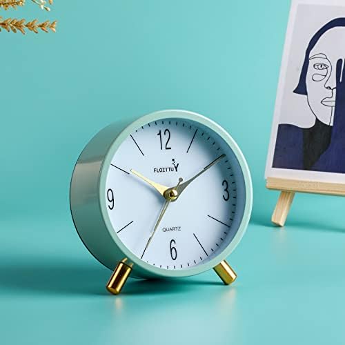 4 Inches Super Silent Alarm Clock with Night Light