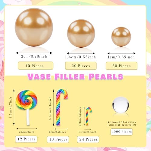 MagicLub 4114 Pcs Christmas Vase Filler Decor Set