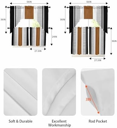 LooPoP Swag Curtains and Valances Set