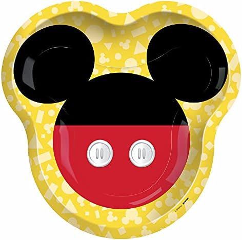Mickey Mouse Paper Plates - Pack of 8