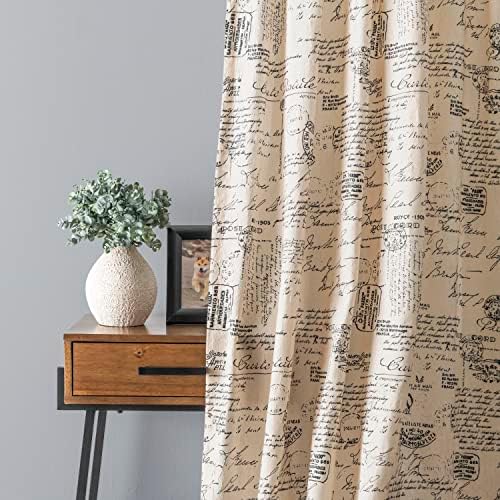 Ellis Curtain Crushed Taffeta Panel Black 48x63