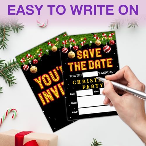 LyoGao Christmas Party Invitations 20 Pack