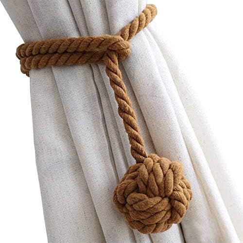 Melaluxe 4 Pack Curtain Tiebacks Heavy Duty 1