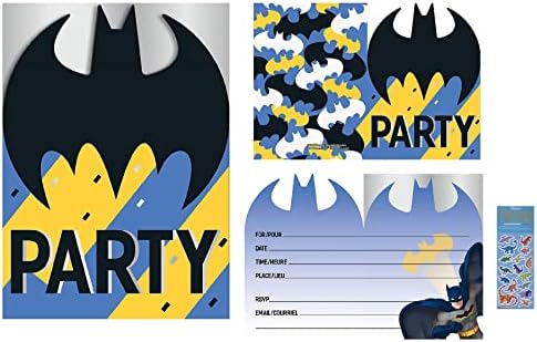 Unique Batman Birthday Party Supplies Bundle