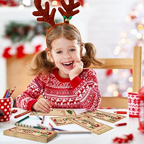 Woanger 50 Pcs Christmas Invitations with Envelopes Set