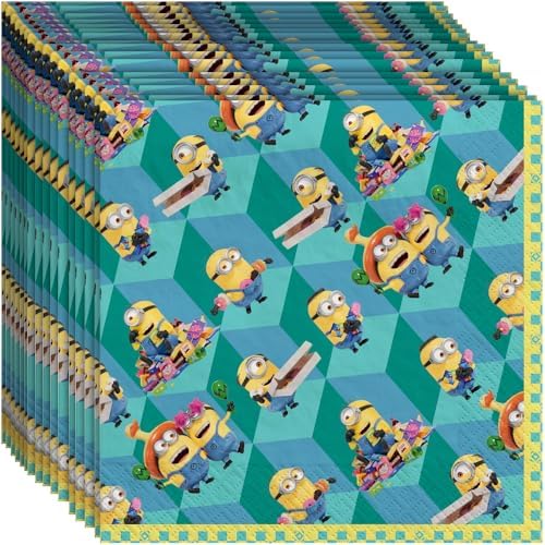Despicable Me Multicolor Napkins 65x65 16 Count