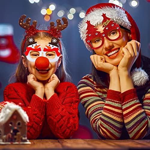 Vinsot 48 Piece Christmas Glasses Bulk Decor Set