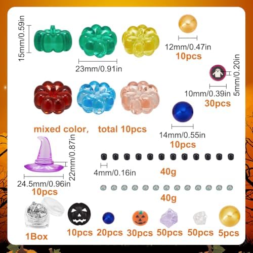 SUNNYCLUE Halloween Vase Fillers 10000Pcs Decor Kit