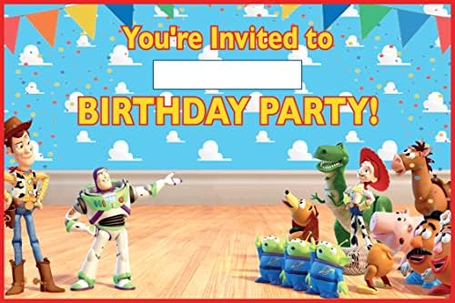 Set of 40 Classic Story Themed Birthday Invites